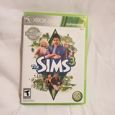 The Sims 3 (Microsoft Xbox 360 2010) Tested No Manual • $10