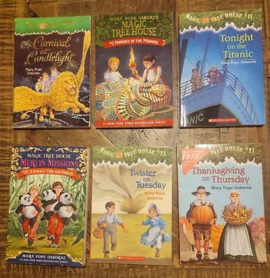 Magic Tree House Books - Lot Of 6 Mary Pope Osborne Youth Chapter Books • $22.95