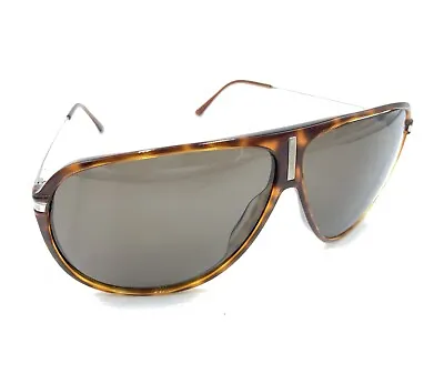 Versace 4165 110/73 Brown Tortoise Aviator Sunglasses Frames 65-08 130 Italy • $89.99