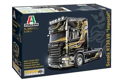Italeri 1/24 Scania V8 Topline Imperial Tractor Head 553883 Multicolor • £156.50