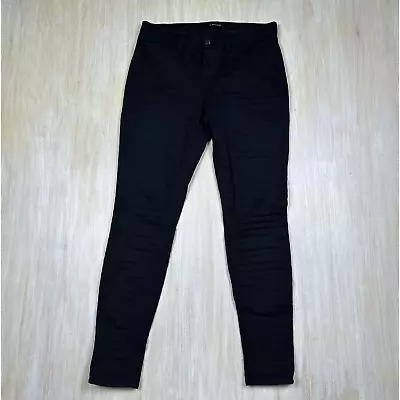 J Brand Super Skinny Black Printed Pattern Mid Rise Dark Wash Jeans 28 • $25