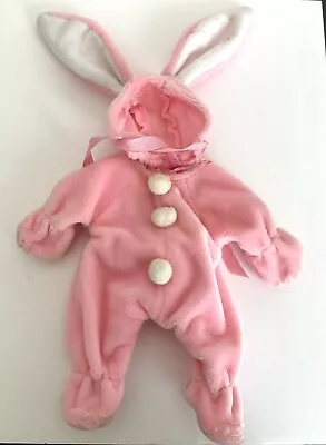 MUFFY VANDERBEAR Pink Easter Bunny Rabbit Costume Outfit 1989 NABCO • $9.99