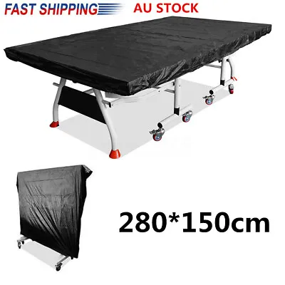 $22.87 • Buy AU 280*150cm Waterproof Dustproof Table Tennis Cover Pi Ng Pong Table Cover  