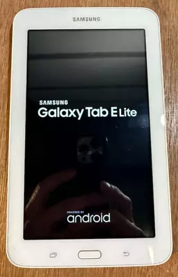 Samsung Galaxy Tab E Lite SM-T113 8GB Wi-Fi 7in - White • $25