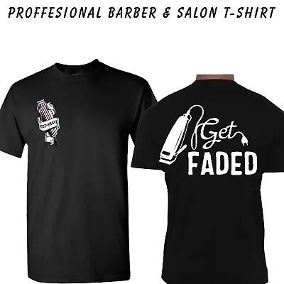 Barber Shirt Salon Shirt Barber T-shirt Barber Vest Barber Jacket M To 4xl Size • $19.49