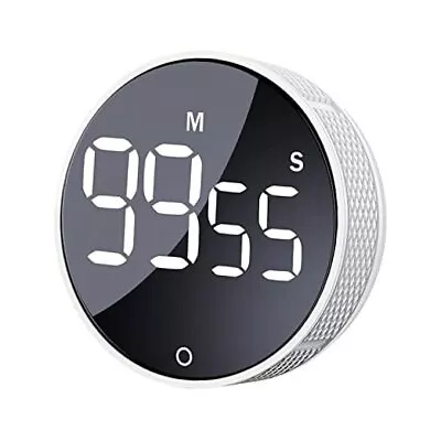 Digital Kitchen Timers Visual Timers Large LED Display Magnetic White • $33.65