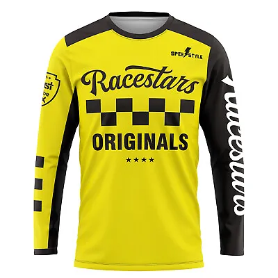 Motocross Mountain Men's Cycling Jersey Enduro Shirts Long Sleeve MTB Off Road • $18.99