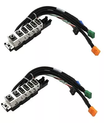 2X HP Compaq Elite 8200 8300 USB Audio Panel Front I/O Panel Assembly 611897-001 • $17.66