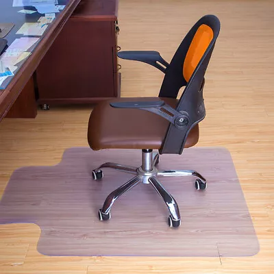 PVC Carpet Protector Chair Mat Non Slip Frosted Mat For Home Office Floor Chair • £14.95