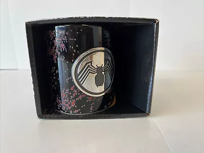 Marvel Venom 12oz Ceramic Mug With Metal Logo Attached Brand New • $17.49