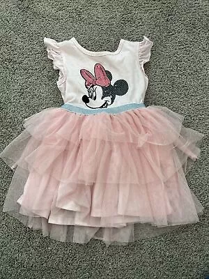 Disney Store Minnie Mouse Fancy Pink Tutu Dress Girls 2T • $9.50