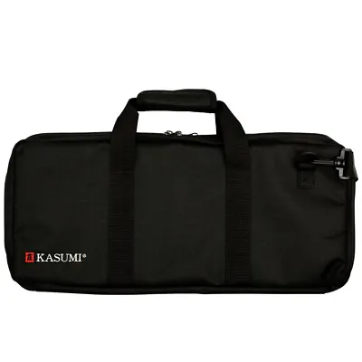 Kasumi 18 Pocket Chef Knife Roll Bag With Handles | Black • $55.50