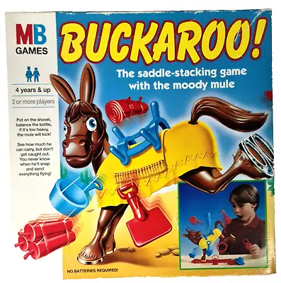 MB Games 🎲 BUCKAROO! 🎲Milton Bradley BOARD GAME 🎲Complete Excellent Condition • $38.99