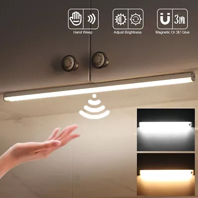 £7.55 • Buy Under Cabinet Cupboard Counter LED Light Motion Sensor Home Kitchen Shelf Lamp