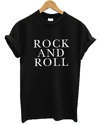 £14.95 • Buy Rock And Roll T Shirt Indie Retro Hipster Dope Swag Top Men Girl Women