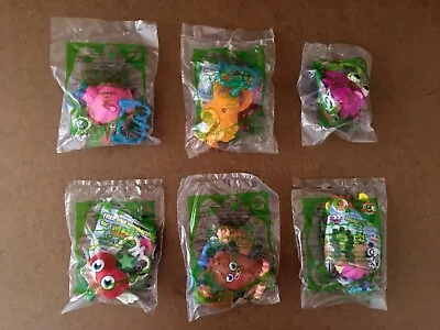 NIP Asst 2012 McDonalds Happy Meal Moshi Monsters Keychains Toys Lot Of 6 • $24