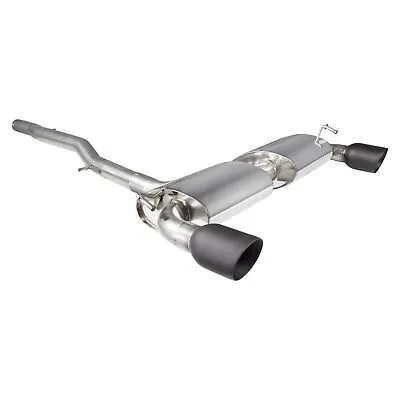 VW Golf Mk4 R32 2.75  Non-Res Catback Exhaust Black Ceramic Daytona Twin Tip • $662.57