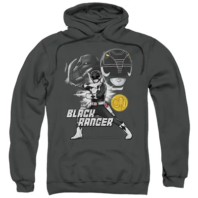 POWER RANGERS BLACK RANGER Licensed Adult Hooded And Crewneck Sweatshirt SM-3XL • $50.95