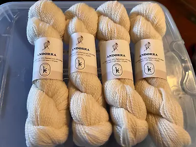 Kelbourne Woolens “andorra”   “snow White” Merino Wool Mix • $10