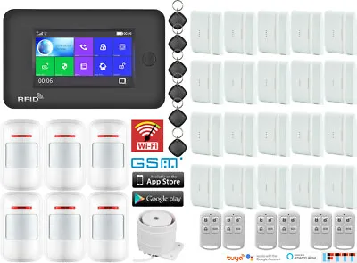 T29 Tuya WiFi APP GSM Wireless IR Home Security Alarm Burglar System+RFID Access • $179.54