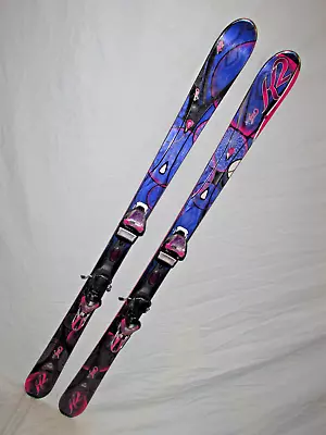 K2 SuperFREE Women's All Mtn Skis 153cm W/ Marker 11.0 Adjustable Ski Bindings ~ • $184