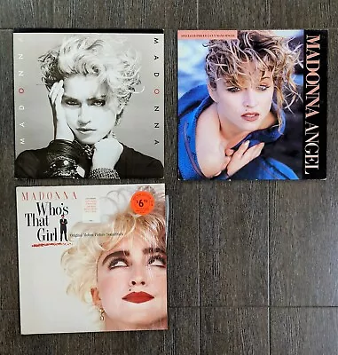 Madonna Vinyl Lot.  First Album  Hype Stickers 1st Ed. Original Owner  • $19.99