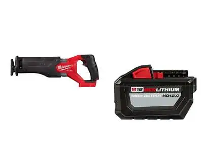 Milwaukee 2821-20F M18 FUEL 18V Cordless Li-Ion SAWZALL W/ 12AH Battery • $298