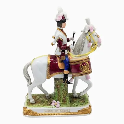 Scheibe Alsbach Porcelain Figure Napoleonic Garde Imperiale Drummer Horseback • £120.66