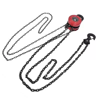 Industrial Manual Hand Lift Chain Block Hoist Ratchet Lever With Hook 3Meters❤ • £179.74