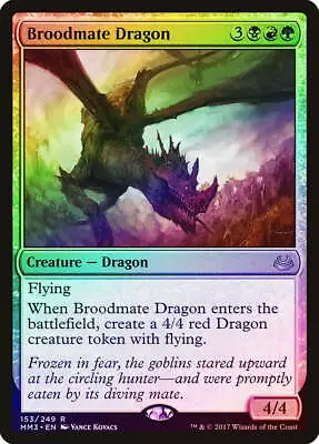 Broodmate Dragon FOIL Modern Masters 2017 NM Rare CARD ABUGames • $1.99