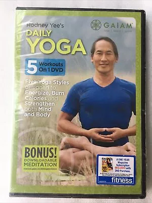 Rodney Yee's Daily Yoga (DVD Gaiam) NEW SEALED • $7.91