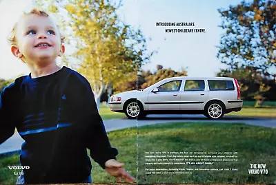 2000 Volvo V70 Family Station Wagon Australias Childcare Centre Vintage Print Ad • $10.99