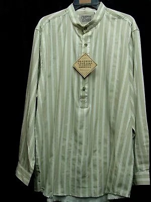 Frontier Classics Tan Stripe Pioneer Shirt Cowboy Old West Reenactment Mens S-3X • $40.80