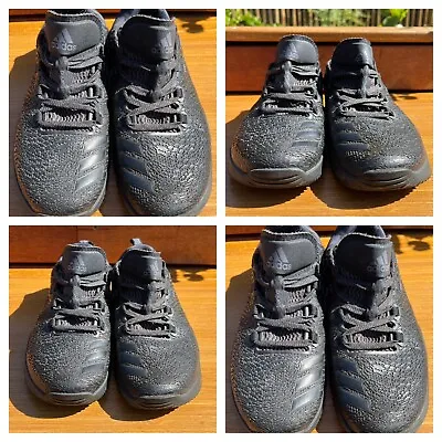 [PRE-LOVED] ADIDAS Training Women’s Ladies Black Sneaker Shoes US6 UK4.5 EUR37.5 • $27.95