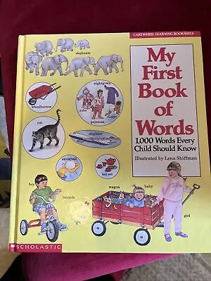 My First Book Of Words Shipman’s Illustrated By Lena Shofan • $9.99