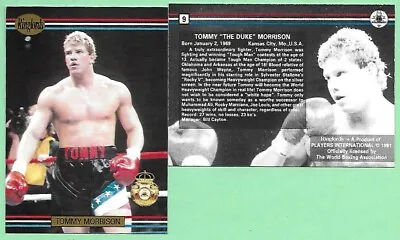 1991 Ringlords Boxing Tommy  The Duke  Morrison #9 • $0.99