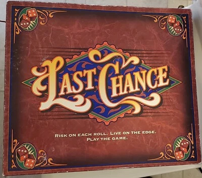 $38.25 • Buy Last Chance Dice Rolling Board Game Vtg 1995 Dice Chips Sealed 100% Complete 