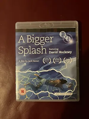 A Bigger Splash Dual Format Blu Ray & DVD - David Hockney • £9.99
