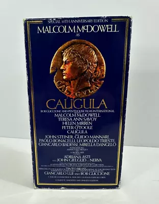 Caligula (VHS 1984 Complete Unedited Unrated Version) Malcolm McDowell • $17.95
