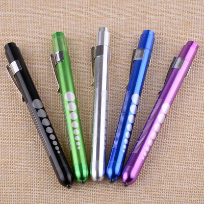 £4.09 • Buy LED Pen Light Torch With Pupil Gauge Emergency Medical Doctor Nurse Ht