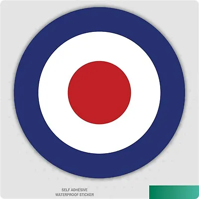 RAF Roundel Stickers Circle Car Van Lorry Vinyl Self Adhesive Decal • £2.04