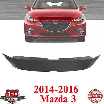 Front Bumper Upper Grille Molding Trim Primed For 2014-2016 Mazda 3 • $61.36