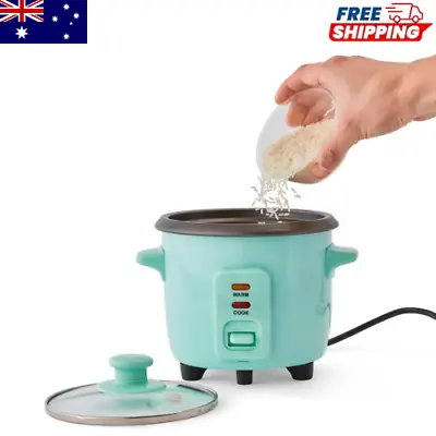 Mini Rice Cooker Travel 1.5 Cup Non-Stick Household 300mL Steamer Warm Function* • $20.19