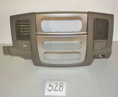 2002-2005 Dodge Ram Dash Trim Radio Climate Bezel Center Vents Oem  Grey • $112.46