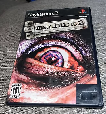 Manhunt 2 (Sony PlayStation 2 - 2007) Game Case Only • $13.02
