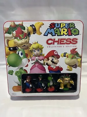 Super Mario Chess Collector's Edition USAopoly Factory Sealed!!! New!!! Tin Box • $39.95