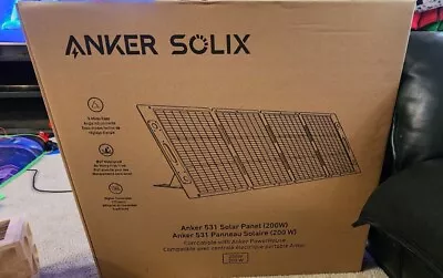 Anker 531 Solar Panel 200W Foldable Portable Solar Charger IP67 For Camping/RV • $299