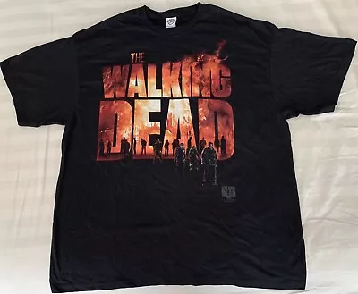 The Walking Dead Shirt 2XL Adult Black Short Sleeve Zombies TV Show Tee AMC 2013 • $24