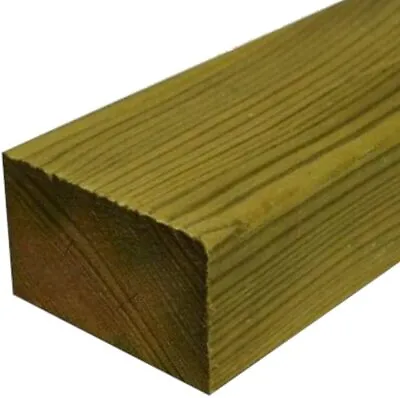 👉 Treated  Timber 2X2  3X2  4X2   5x2  6x2  8x2 10x2 Inch Wood  1.2m (4ft) • £5.99