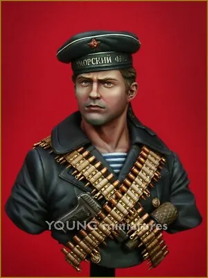 Young Miniatures - The Black Devil The Soviet Naval - 1/10th Resin Bust - YM1821 • £38